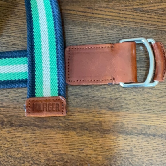 Tommy Hilfiger fabric and leather belt - Picture 3 of 4